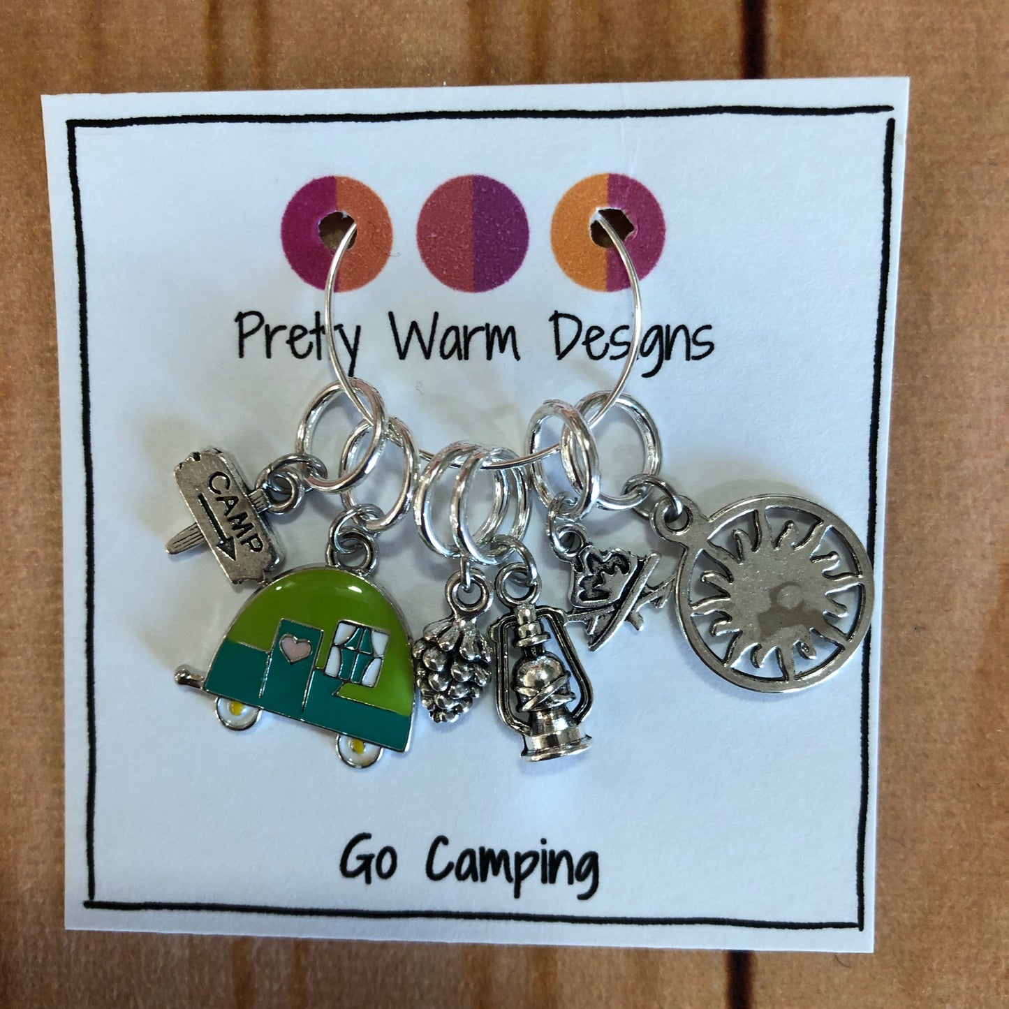 Pretty Warm Stitch Markers