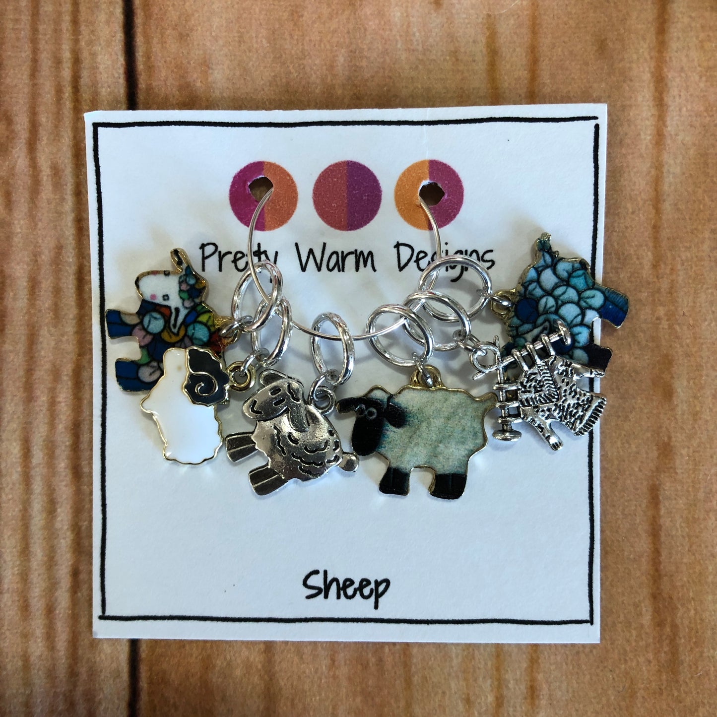 Pretty Warm Stitch Markers