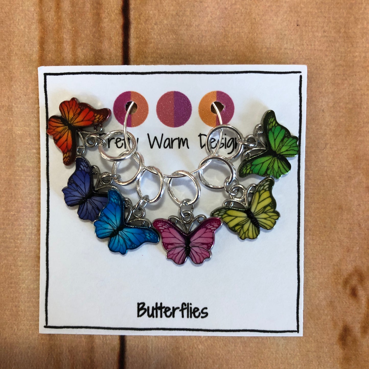 Pretty Warm Stitch Markers