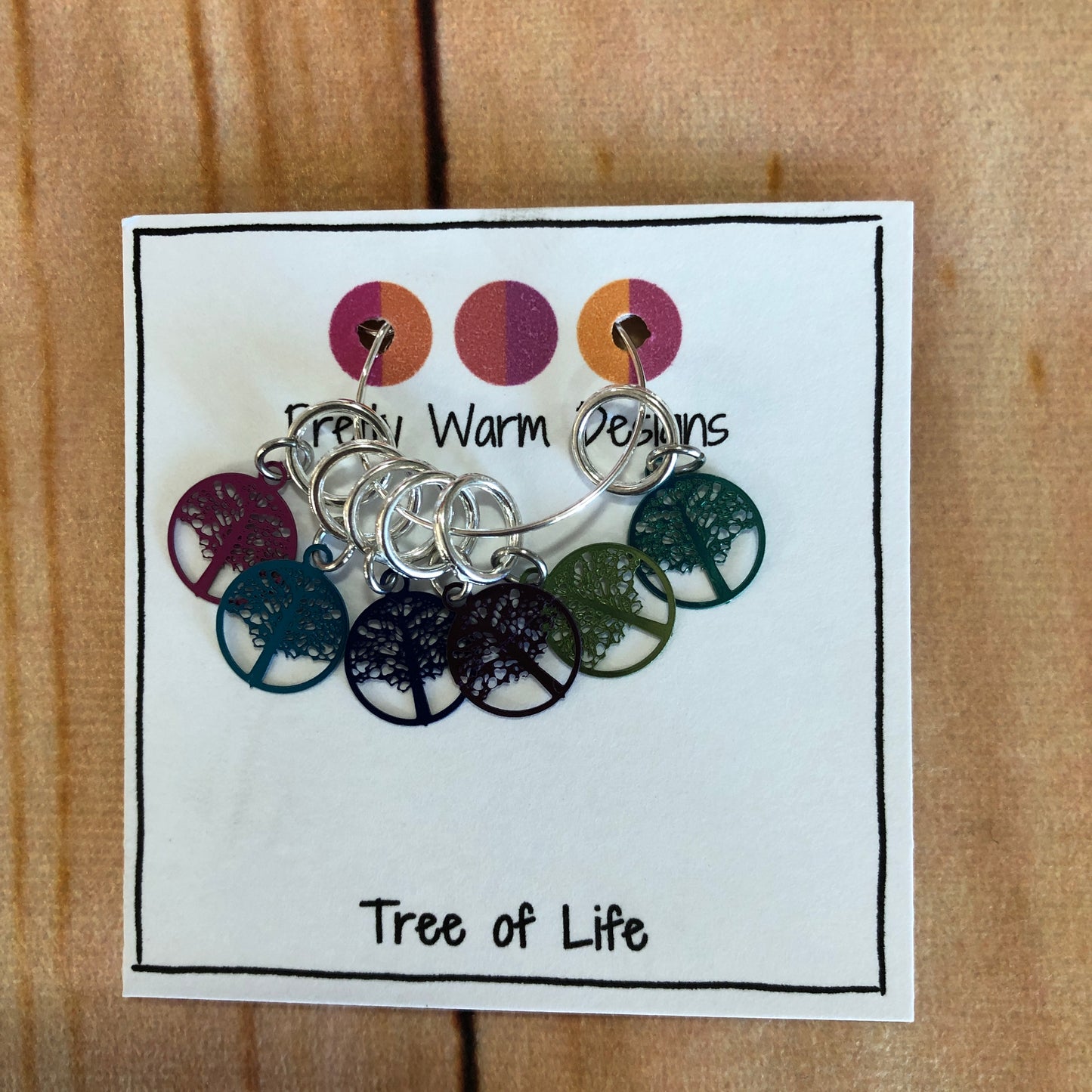 Pretty Warm Stitch Markers