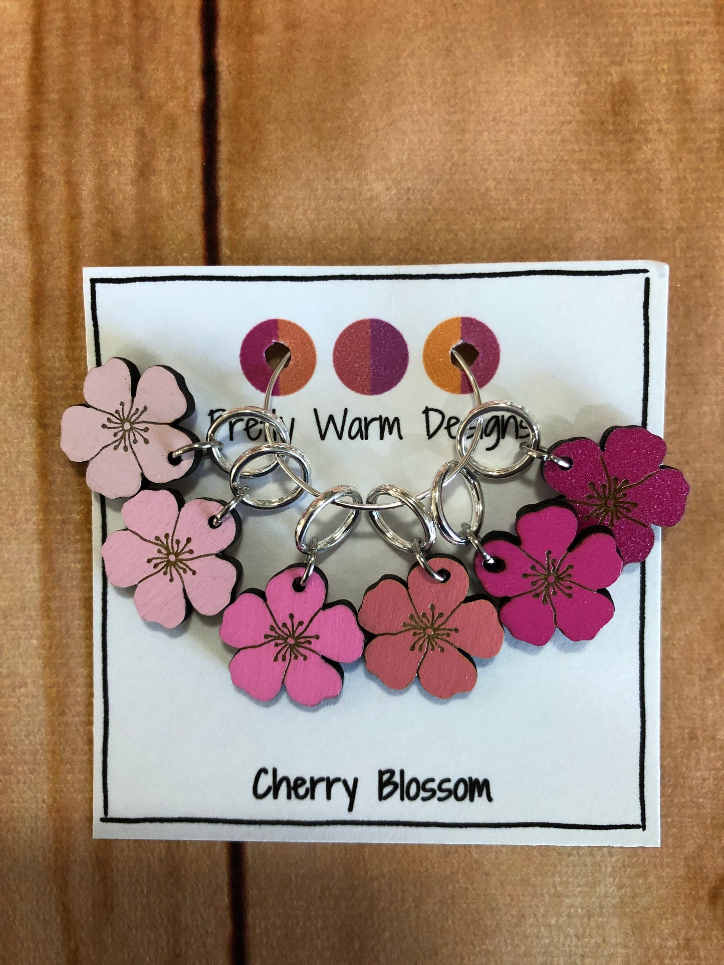 Pretty Warm Stitch Markers