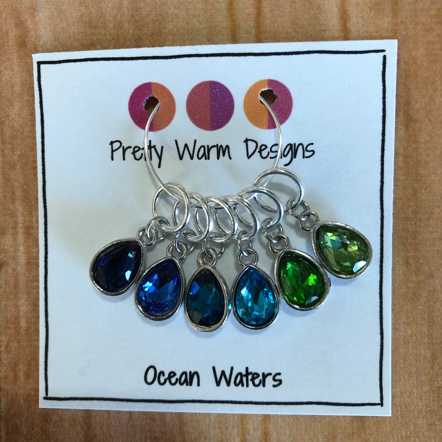Pretty Warm Stitch Markers