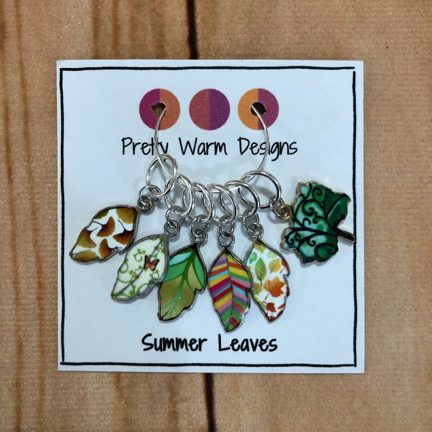 Pretty Warm Stitch Markers