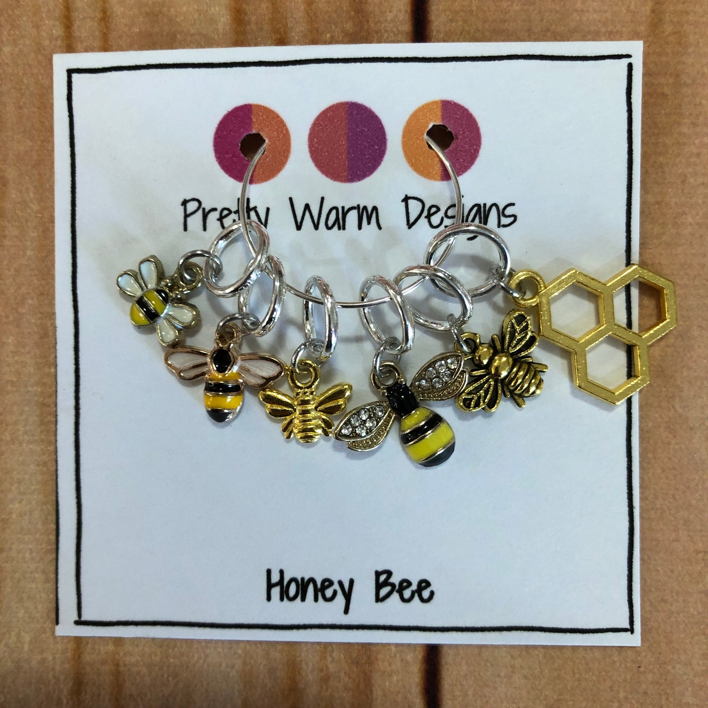 Pretty Warm Stitch Markers