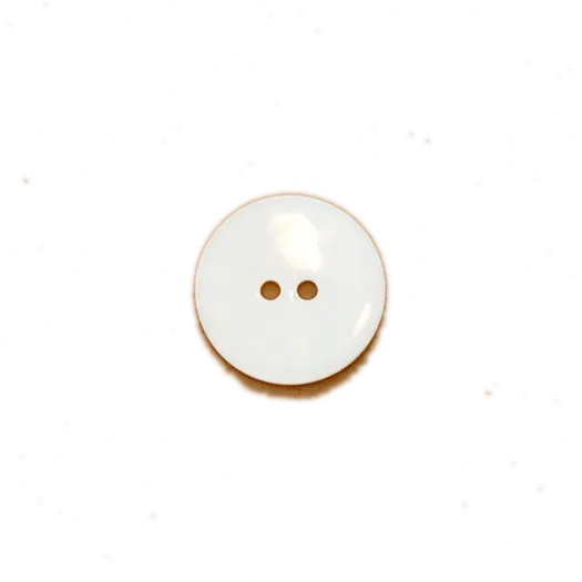 Buttons White River Shell Round