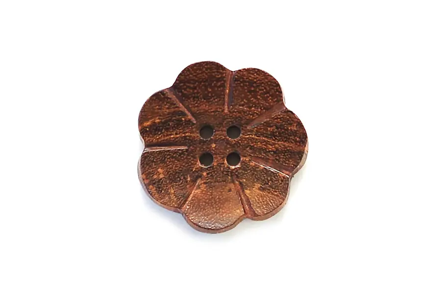 Togl Brown Dark Wood Flower Round