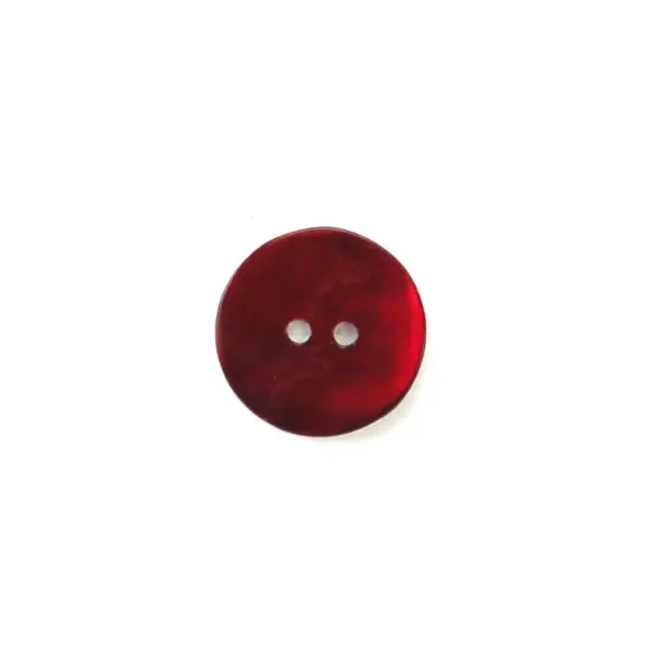 Buttons Agoya Shell Matte Burgundy