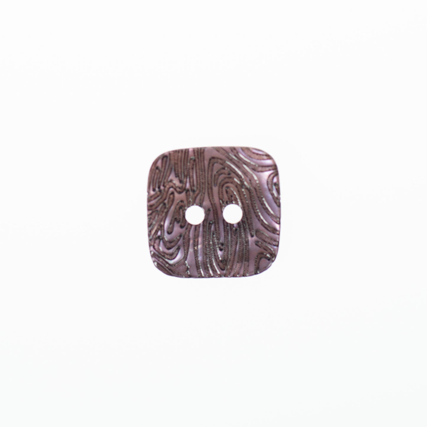 Buttons, Etc. Mother of Pearl Engraved Square