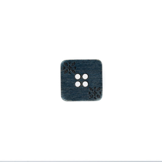 Buttons, Etc. Wood Square Engraved