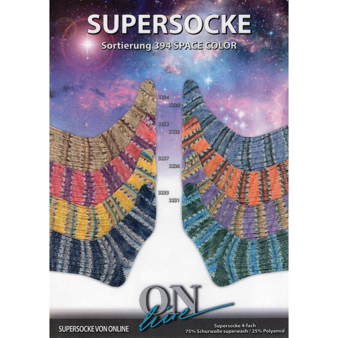 OnLine Supersocke 394 Space Color
