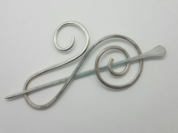 Silver Siren Shawl Pins