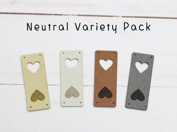 Fox & Pine Heart Fold Over Tags