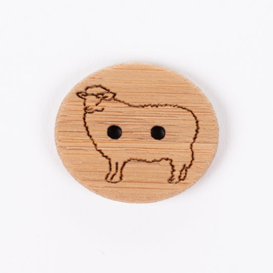 Katrinkles Sheep Button