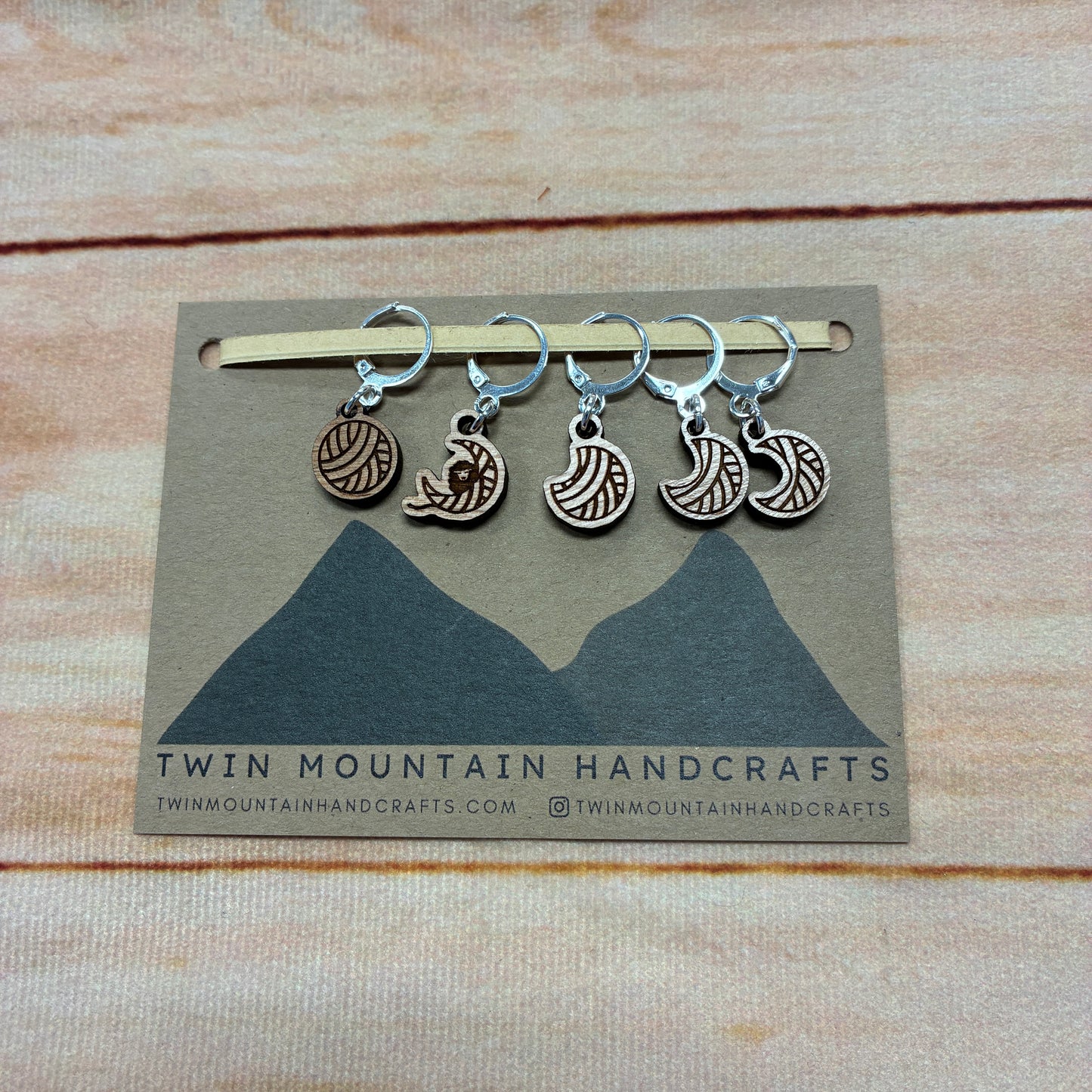 Moon Phase Progress Keepers (Open Ring)