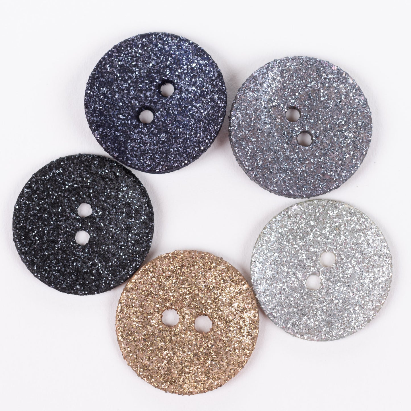 Togl Buttons Agoya Shell Glittery Round