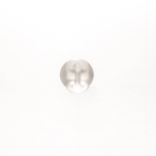 Skacel Buttons Glass Frosted Clear Dots Round