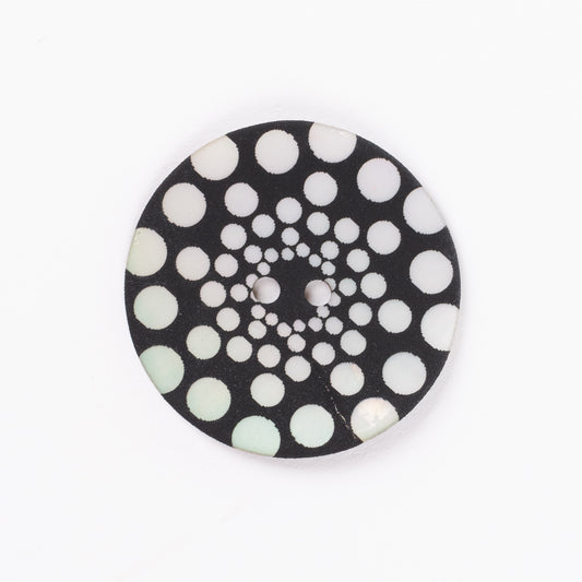 Skacel Buttons Lasered Agoya Shell Circles Round