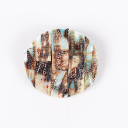 Skacel Buttons Oval Turbo Shell