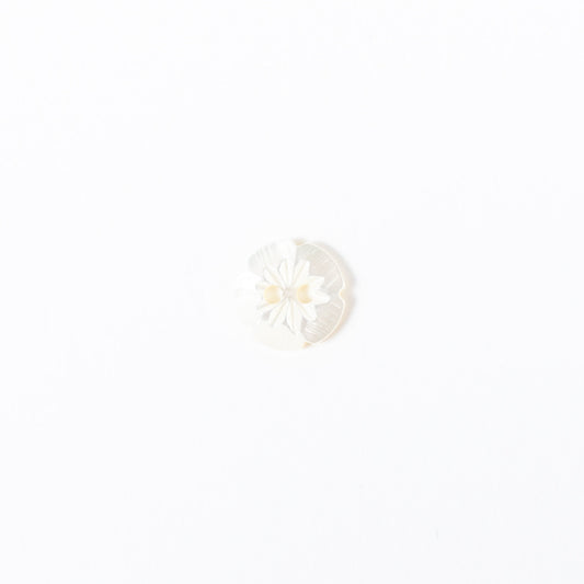 Skacel Buttons Shell Carved Flower