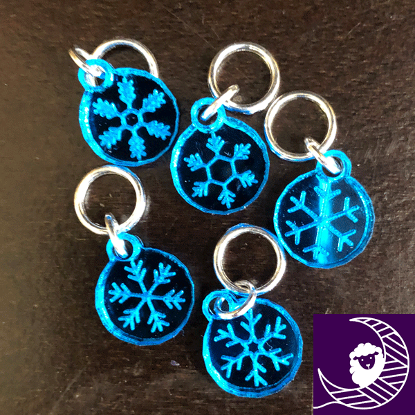 TMH Snowflake Stitch Markers