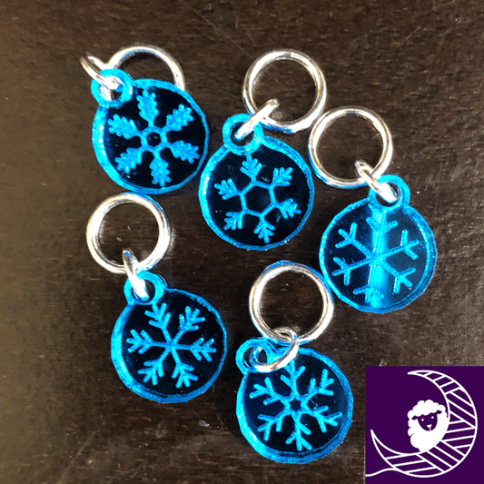 TMH Snowflake Stitch Markers