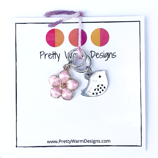 Pretty Warm Stitch Markers