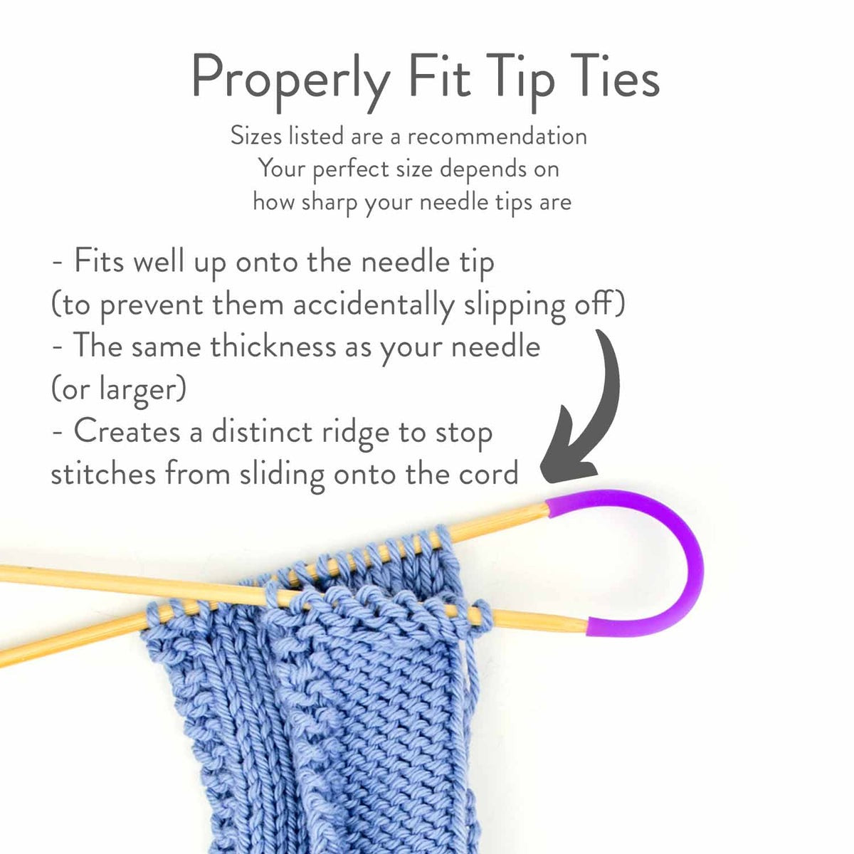 Twice Sheared Sheep Tip Ties - Point Protectors