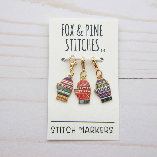 Fox & Pine Fair Isle Stitch Markers