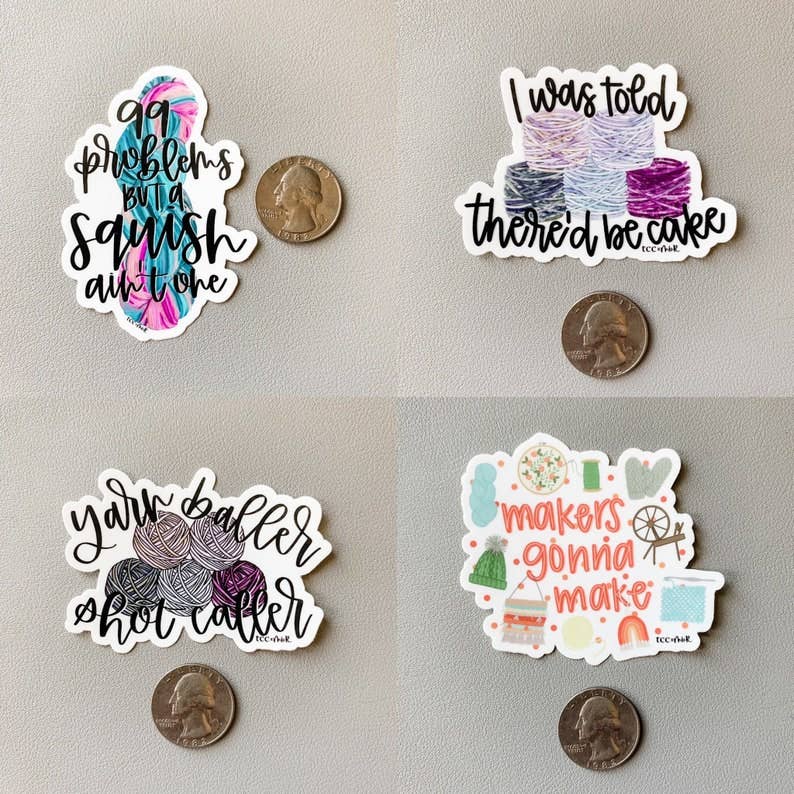 Lemon Press Vinyl Stickers