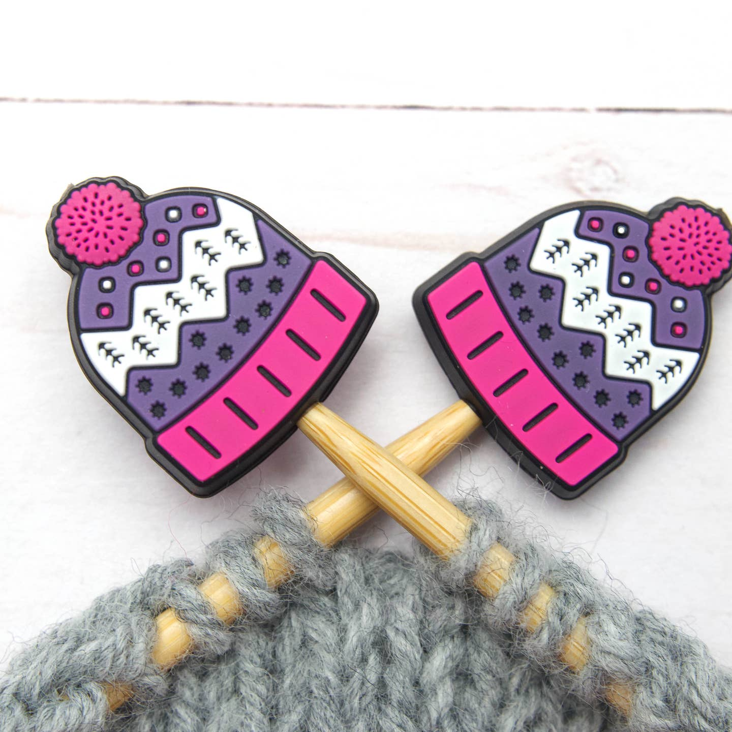 Fox & Pine Stitch Stoppers