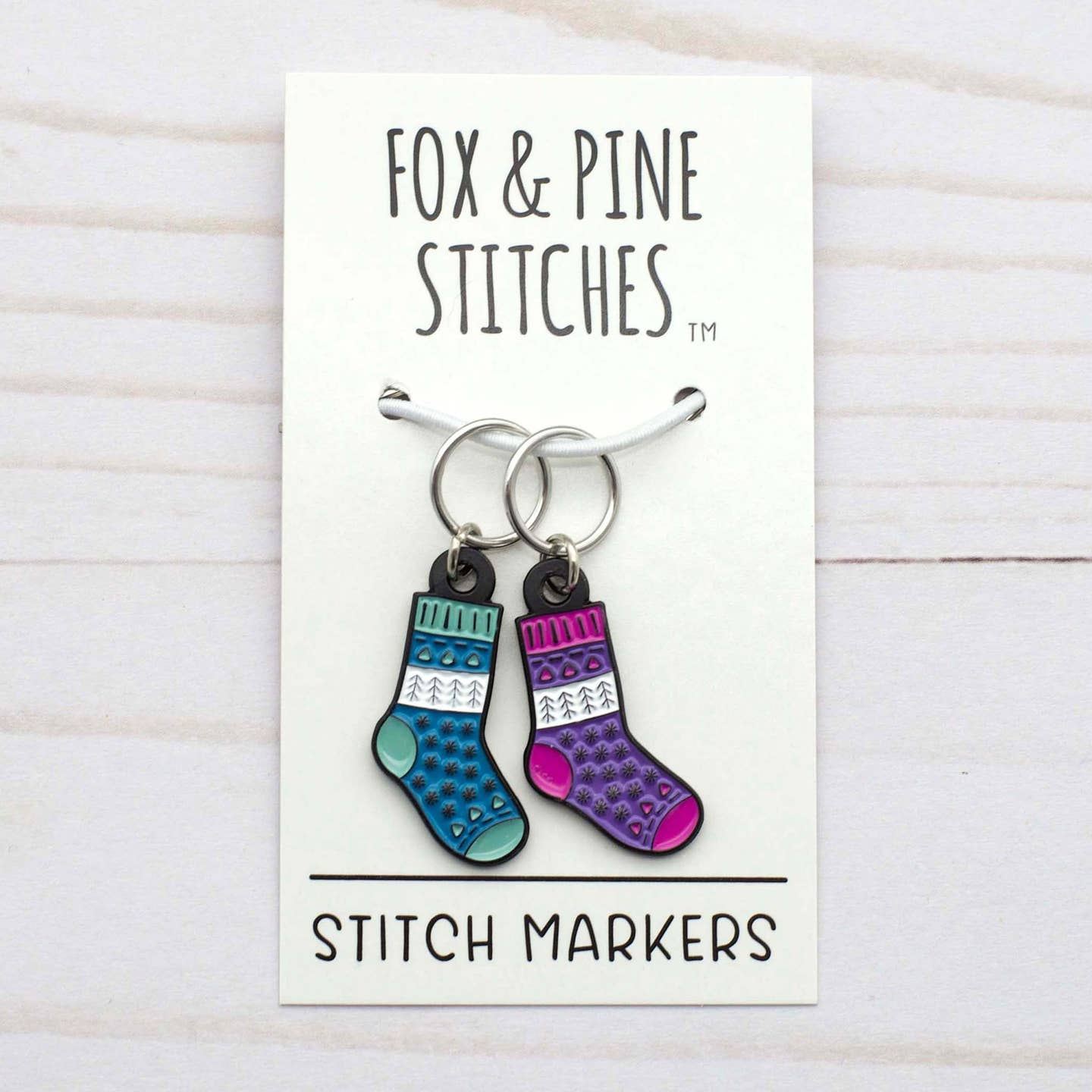 Fox & Pine Knit Stitch Markers