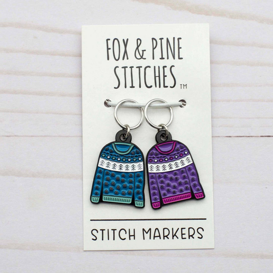 Fox & Pine Knit Stitch Markers