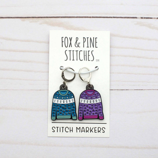 Fox & Pine Crochet Stitch Markers
