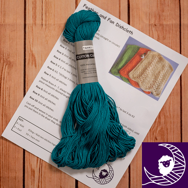 Feather & Fan Dishcloth Kit