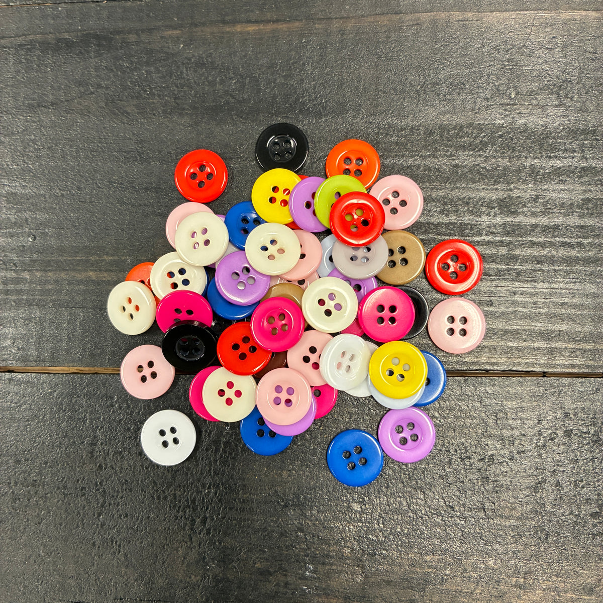 Solid 4-hole Round Buttons