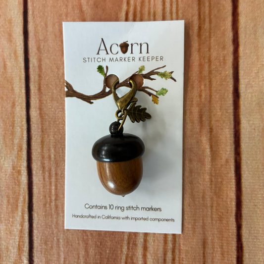 Acorn Stitch Marker Keeper