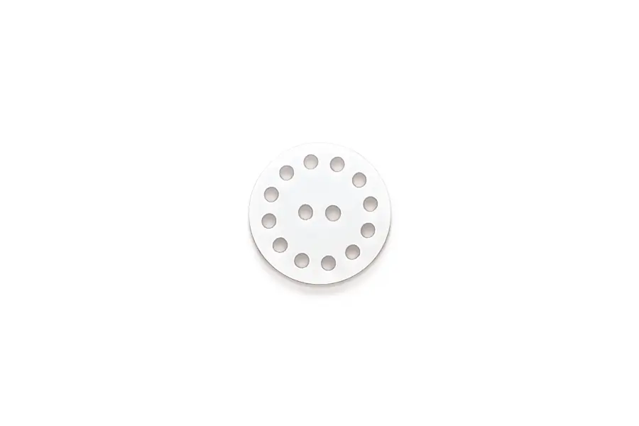 Buttons Holey Edge Round