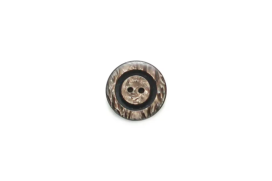 Buttons Black Ring Round