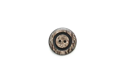 Buttons Black Ring Round