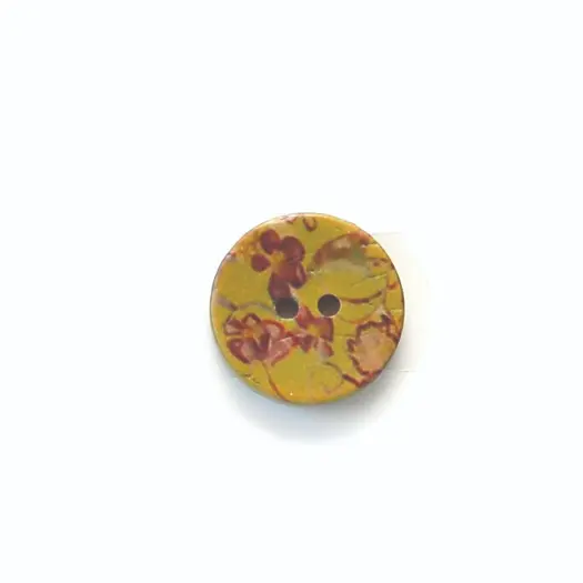 Togl Coconut Floral Trellis Green Round