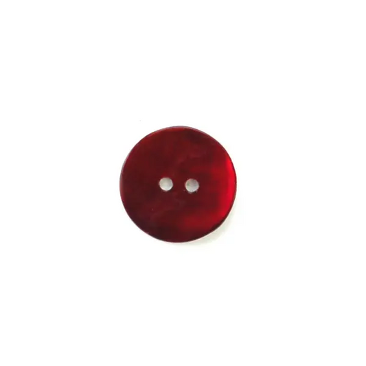 Buttons Agoya Shell Matte Burgundy