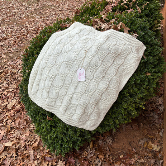 Sample - White Baby Blanket