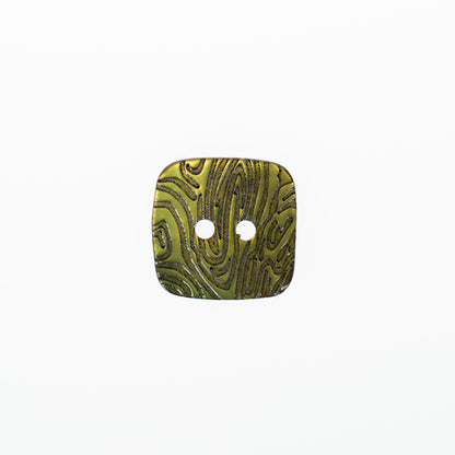 Buttons, Etc. Mother of Pearl Engraved Square