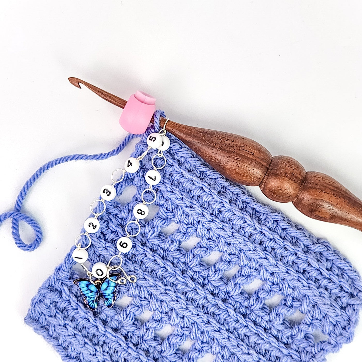 Twice Sheared Sheep Cable Locks - Circular Needle Cord Stops