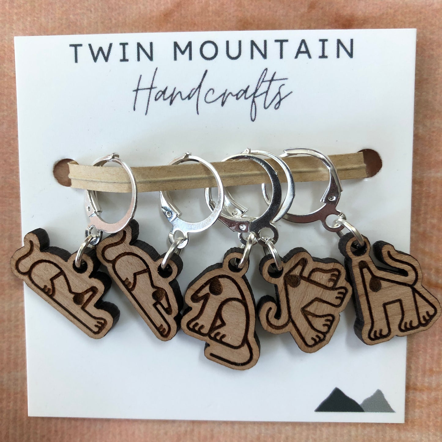 Twin Mountain Handcrafts Stitch Markers Open Rings