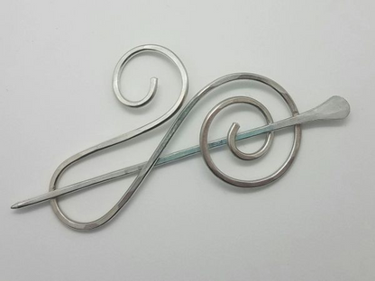 Silver Siren Shawl Pins