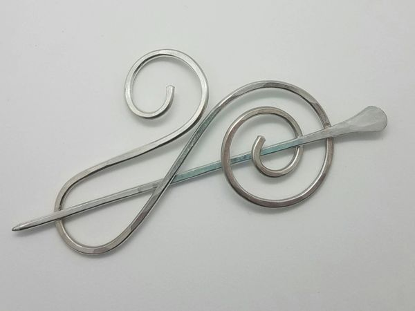 Silver Siren Shawl Pins