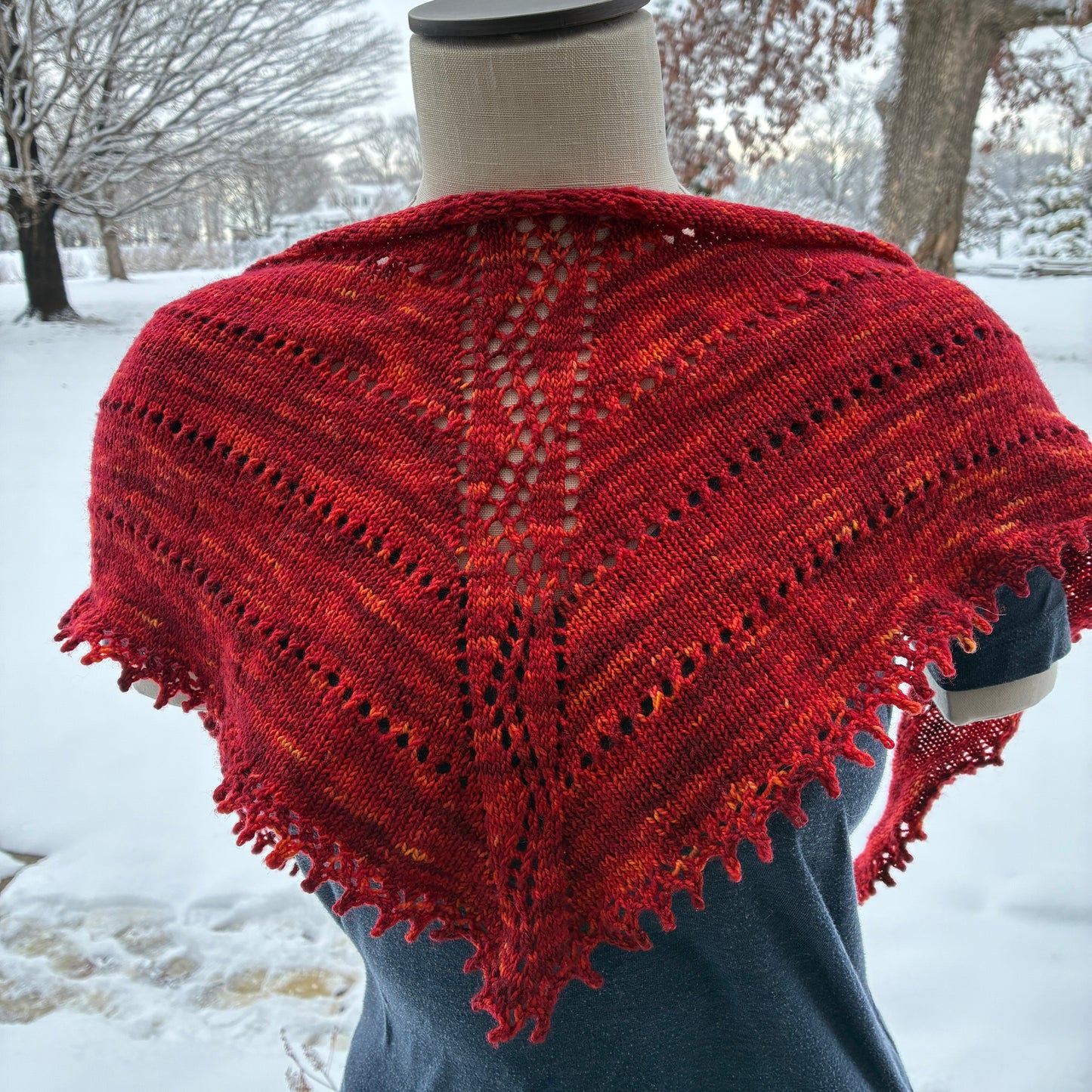Sample - Lava Shawlette