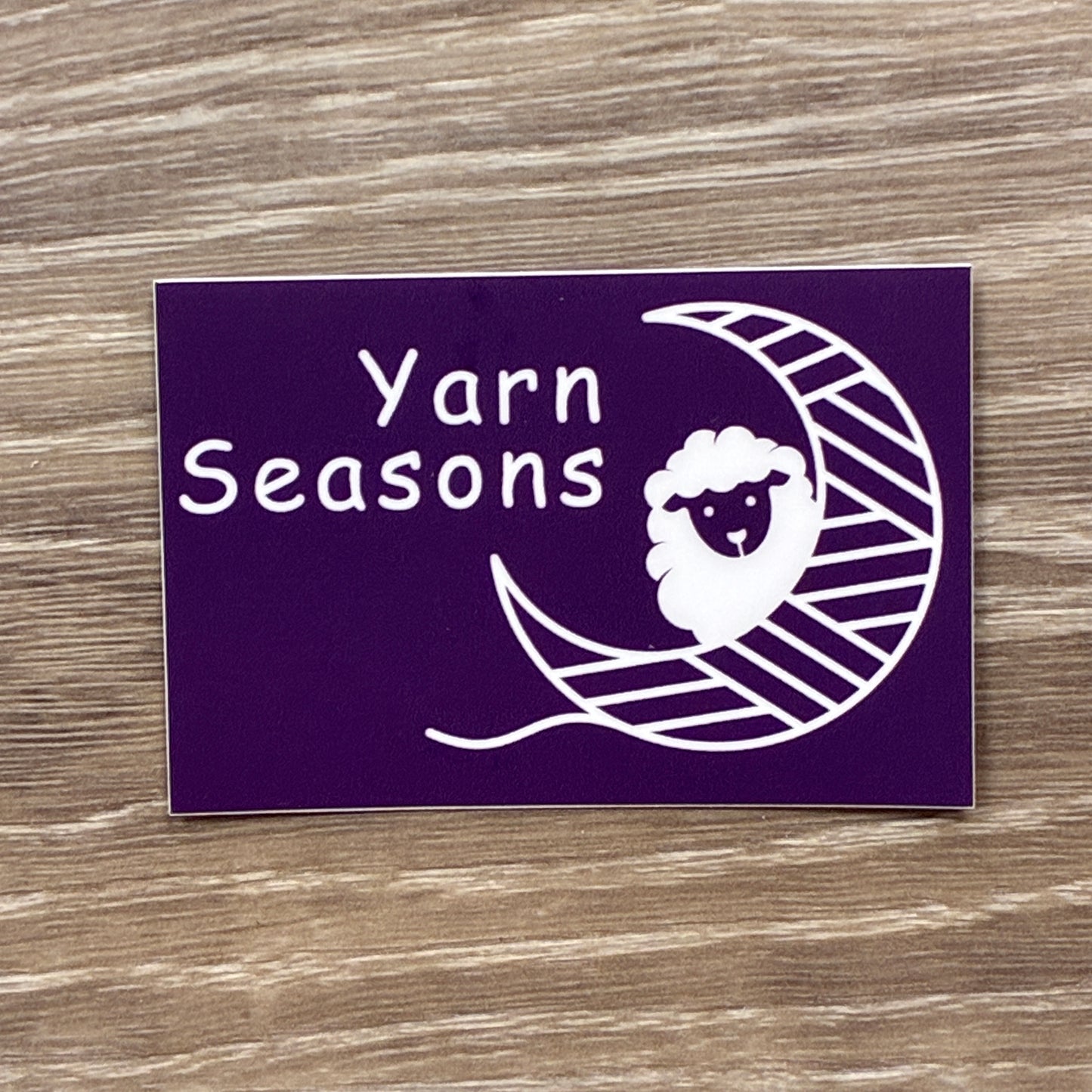 Yarn Seasons Logo Sticker