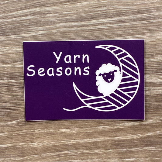 Yarn Seasons Logo Sticker